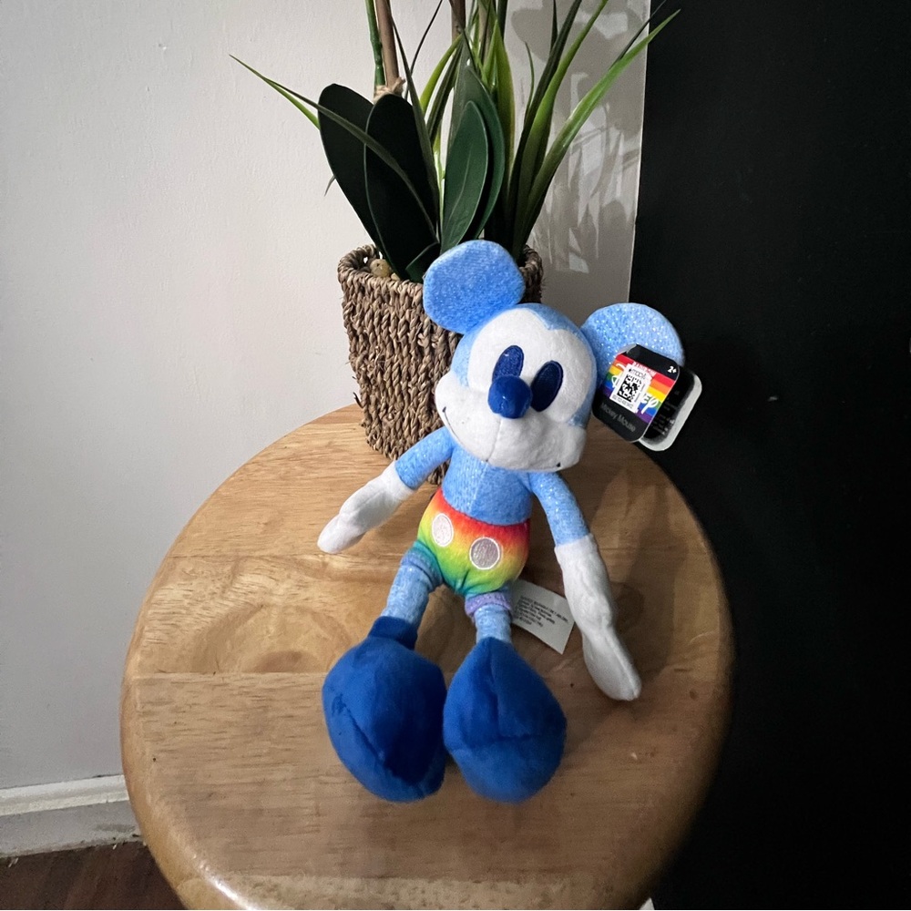 Rainbow Mickey Mouse Plush